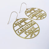 Die Hard Is a Christmas Movie earrings in Gold