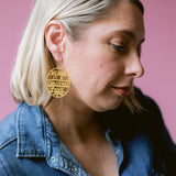 Die Hard Is a Christmas Movie earrings in Gold