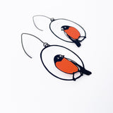 Midi Flame Robin Earrings