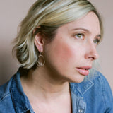 Mini Fairy Wren earrings in Silver