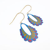 Midi Spring Shape earrings #5 in Blue/Yellow/Red
