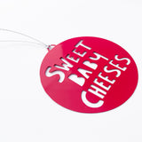 Christmas Ornament Sweet Baby Cheeses in Red