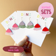 $89 Set: Gum Blossom Trio earring set