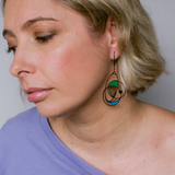 Art School Drop Out earrings in Cool