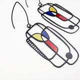 Art School Drop Out earrings in Primary