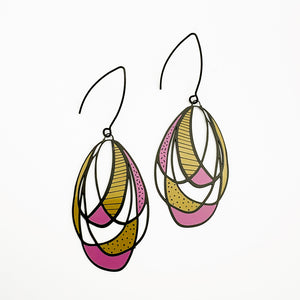 Art School Drop Out earrings in Warm