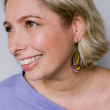 Art School Drop Out earrings in Warm