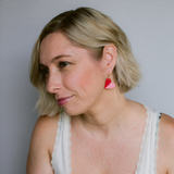 Mini BFF Heart set of earrings in Pink/Red