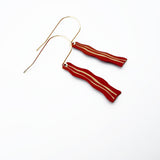 Bacon Rasher earrings
