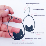 Black Cat earrings