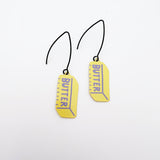 Butter earrings in Butter Yellow & Lilac