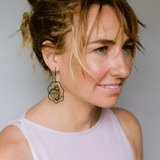 Butterfly earrings in Monarch
