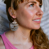 Calm Your Tits Its Christmas earrings in Silver