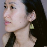 Mini Fa La La Bell earrings in Gold
