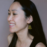 Mini Fa La La Bell earrings in Gold