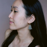 Mini Fa La La Bell earrings in Silver