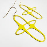 Dancing Star earrings in Yellow