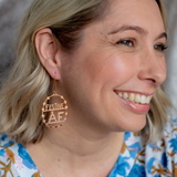 Festive AF earrings in Rose Gold
