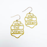 Hows The Serenity earrings in Mustard