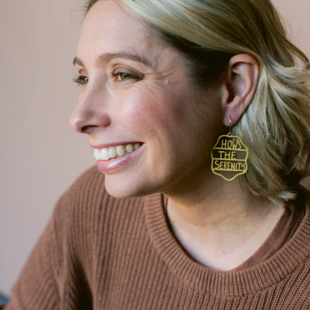 Hows The Serenity earrings in Mustard
