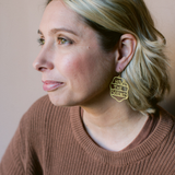 Hows The Serenity earrings in Mustard