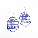 Hows The Serenity earrings in Royal Purple