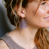 Hows The Serenity earrings in Royal Purple