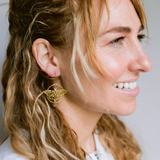 $59 Set: Monarch Butterfly & Luna Moth Gold earring set