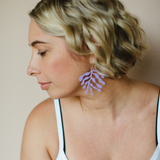 Matisse Shape earrings in Lavender