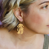 Midi Matisse Shape earrings in Peach