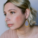 Boho Colour Pop earrings in #2 Mustard & Lilac