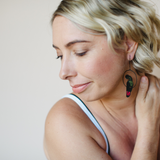 Red Tailed Black Cockatoo earrings