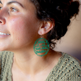 Shove It Margaret earrings in Green