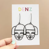 Alice earrings in Black