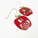 Midi Be Kind Apple earrings in Red/Green