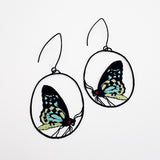 Midi Butterfly earrings in Cairns Birdwing