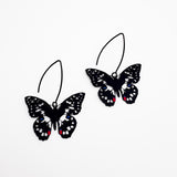Midi Butterfly earrings in Chequered Swallowtail
