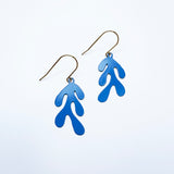 Mini Matisse Shape earrings in Cobalt