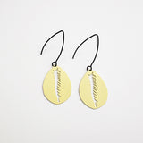 Mini Cowrie Shell earrings in Cream