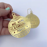 Die Hard Bauble earrings in Gold