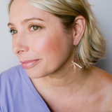 Dragonfly earrings in Rose Gold