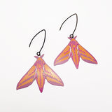 Midi Moth earrings in Elephant Hawk