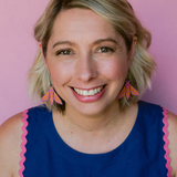 Midi Moth earrings in Elephant Hawk