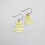Mini Fa La La Bell earrings in Gold