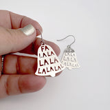Mini Fa La La Bell earrings in Silver