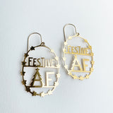 Midi Festive AF earrings in Gold