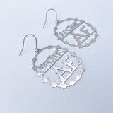 Midi Festive AF earrings in Silver