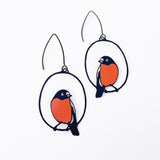 Midi Flame Robin Earrings