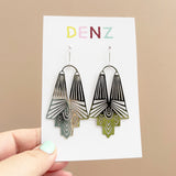 Goddess earrings in Silver