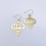 Midi Ho Ho Ho earrings in Gold